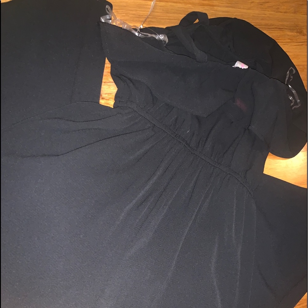 Black pantsuit